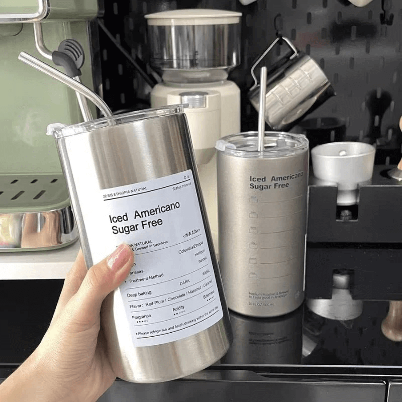 Iced Coffee Tumbler - Dark Grey