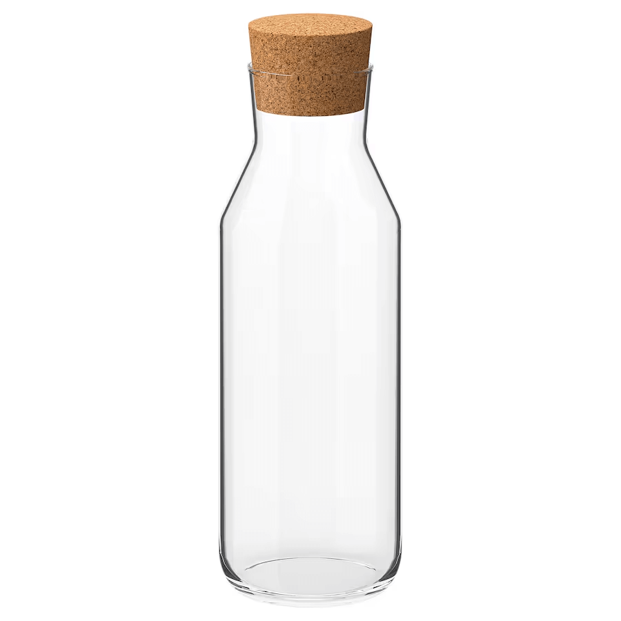 IKEA - Glass Carafe With Cork Stopper