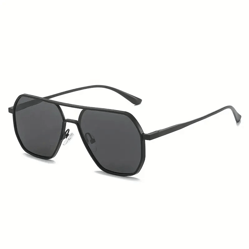 Modern Hex Polarized Sunglasses - Black