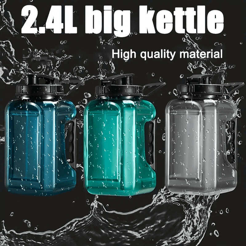 2.4L Large Capacity Water Jug - Aqua