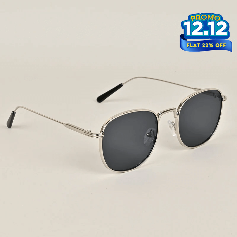 Modern Noir Round Sunglasses-DIVERSITY