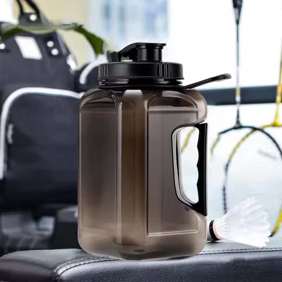 2.4L Large Capacity Water Jug - Black