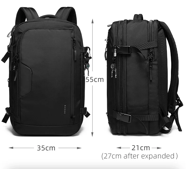 BANGE Quicksilver Laptop Backpack - Black