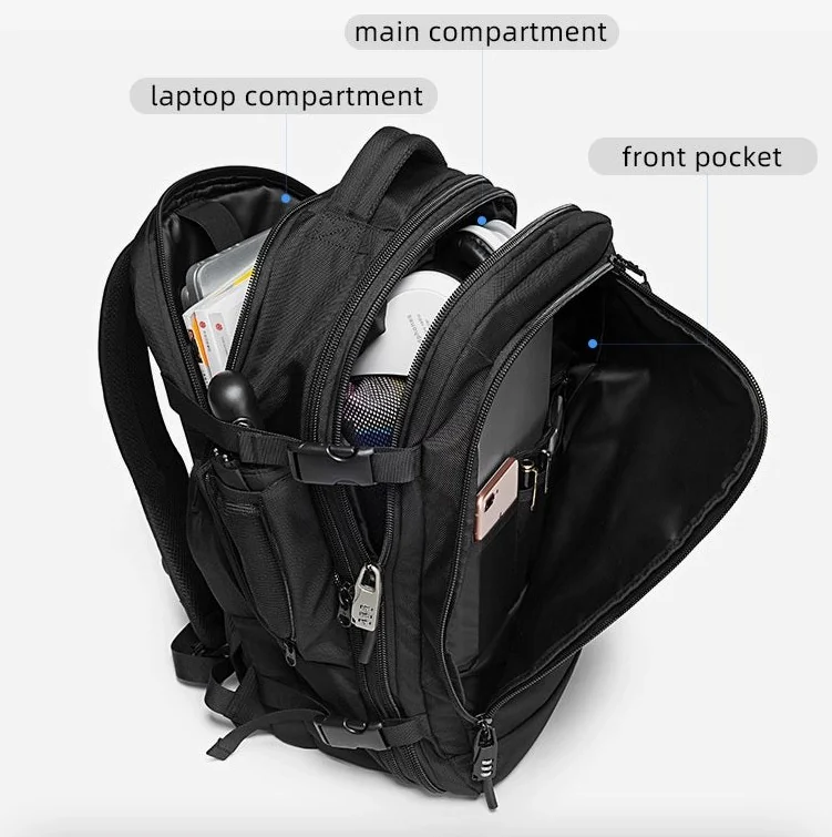 BANGE Quicksilver Laptop Backpack - Black