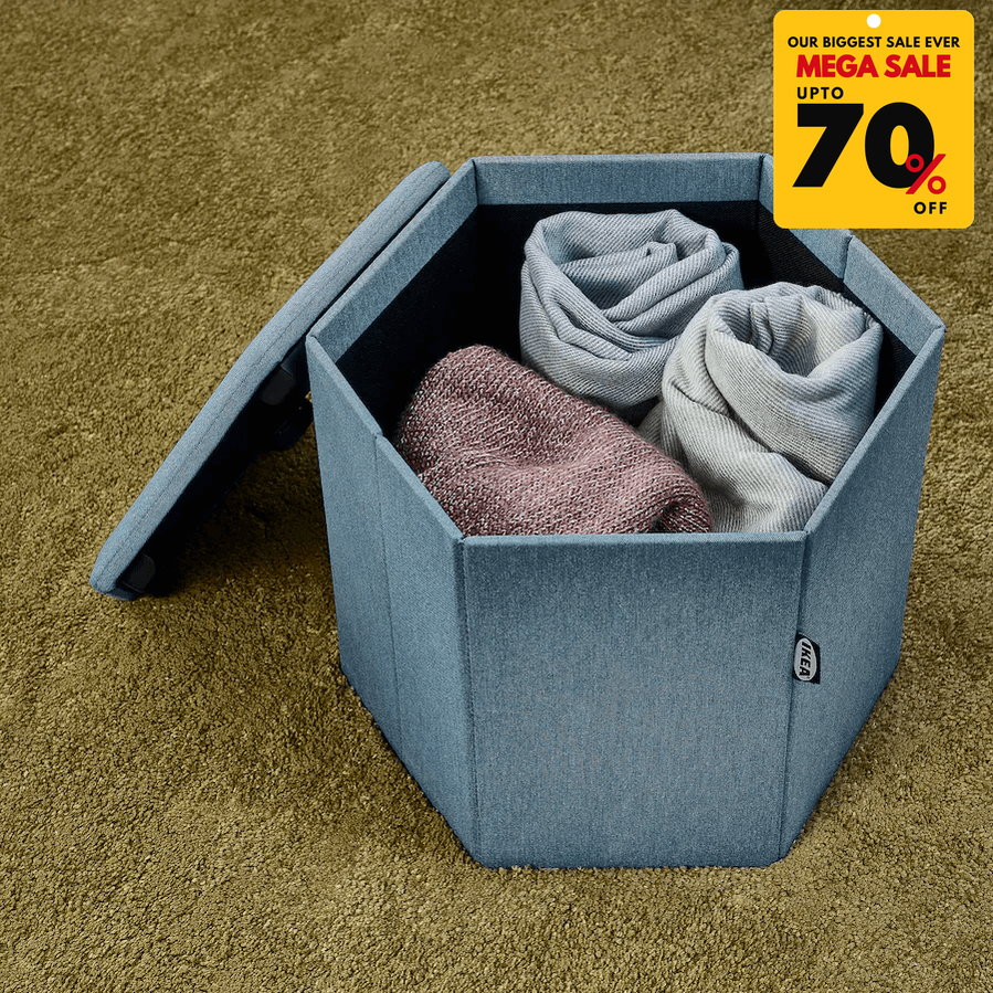 IKEA - Pouffe With Storage-DIVERSITY