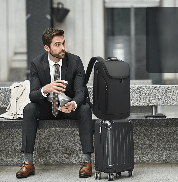 BANGE - Ultimate Travel Laptop Backpack - Black