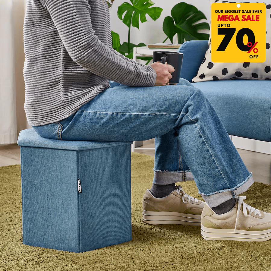 IKEA - Pouffe With Storage-DIVERSITY