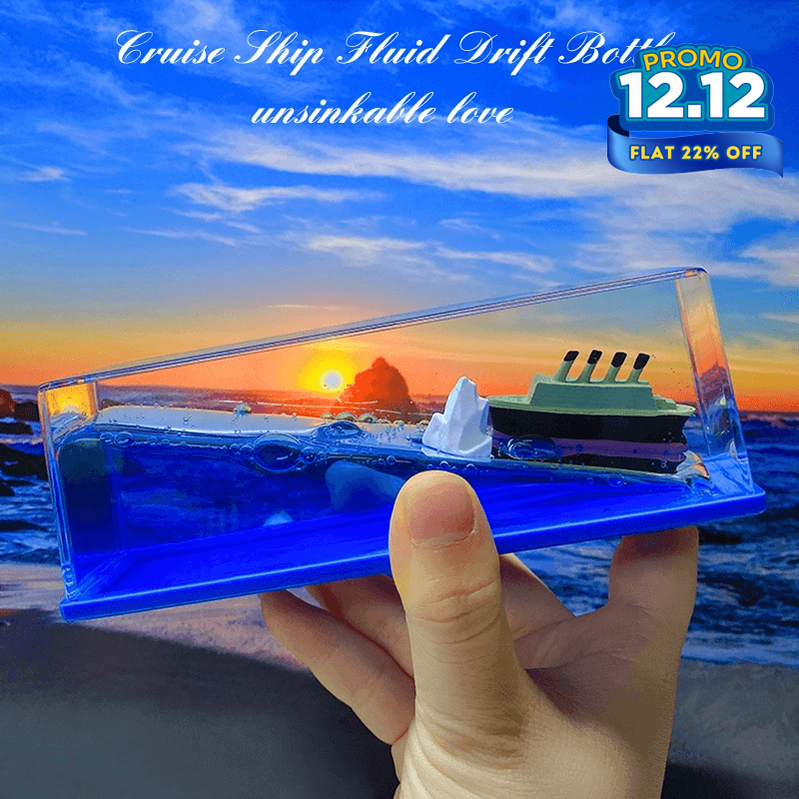 Titanic Cruise Ship Unsinkable Fluid Drip Bottle Decor-DIVERSITY