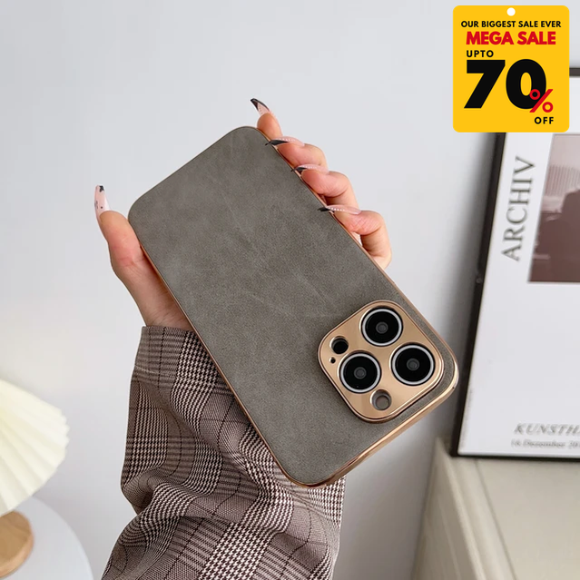 Suede Leather iPhone Case-DIVERSITY