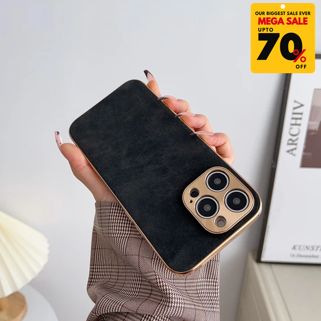 Suede Leather iPhone Case-DIVERSITY