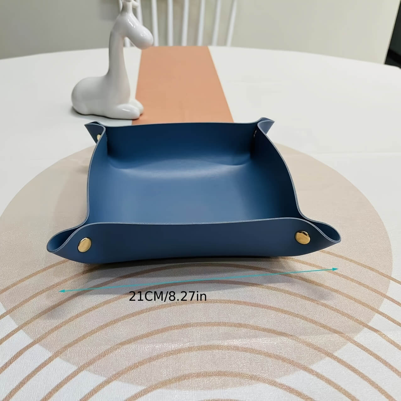 Nordic PU Leather Storage Tray