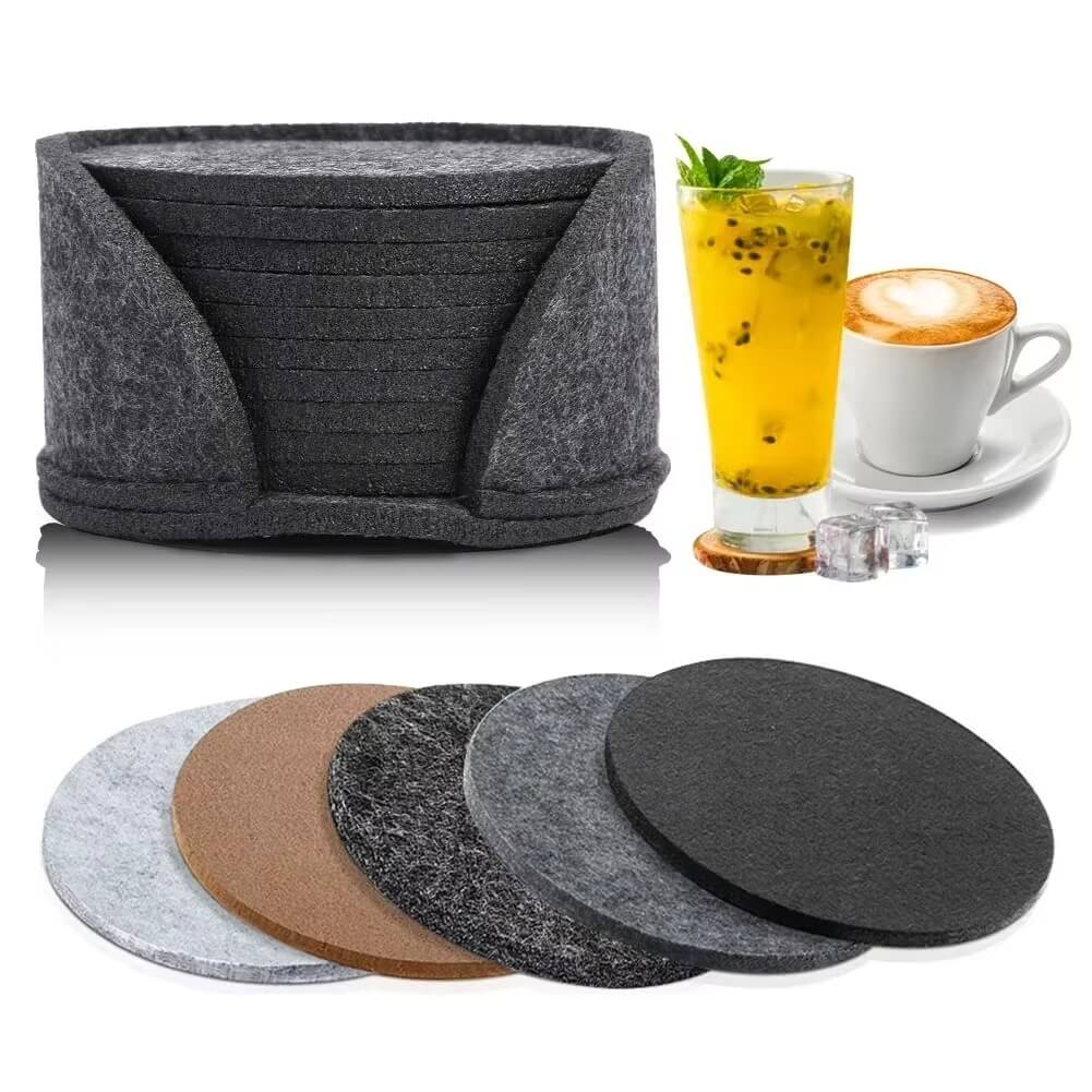 Minimalistic Felt Coasters