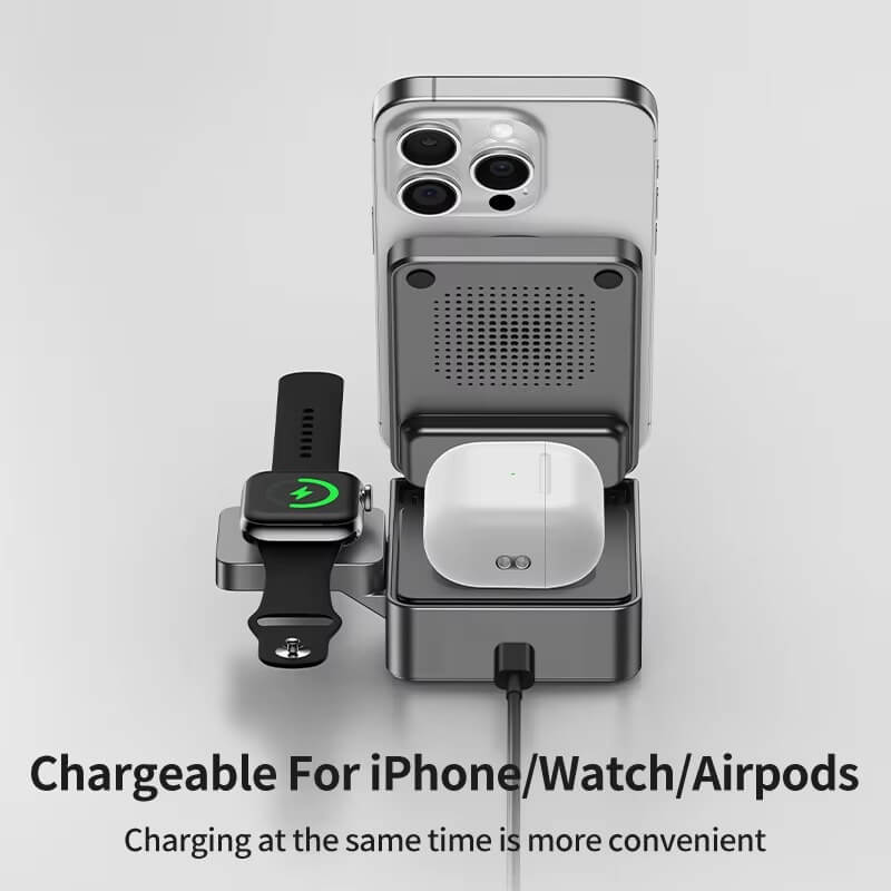 MAXCO 3 in 1 Foldable Wireless Charger - MW13