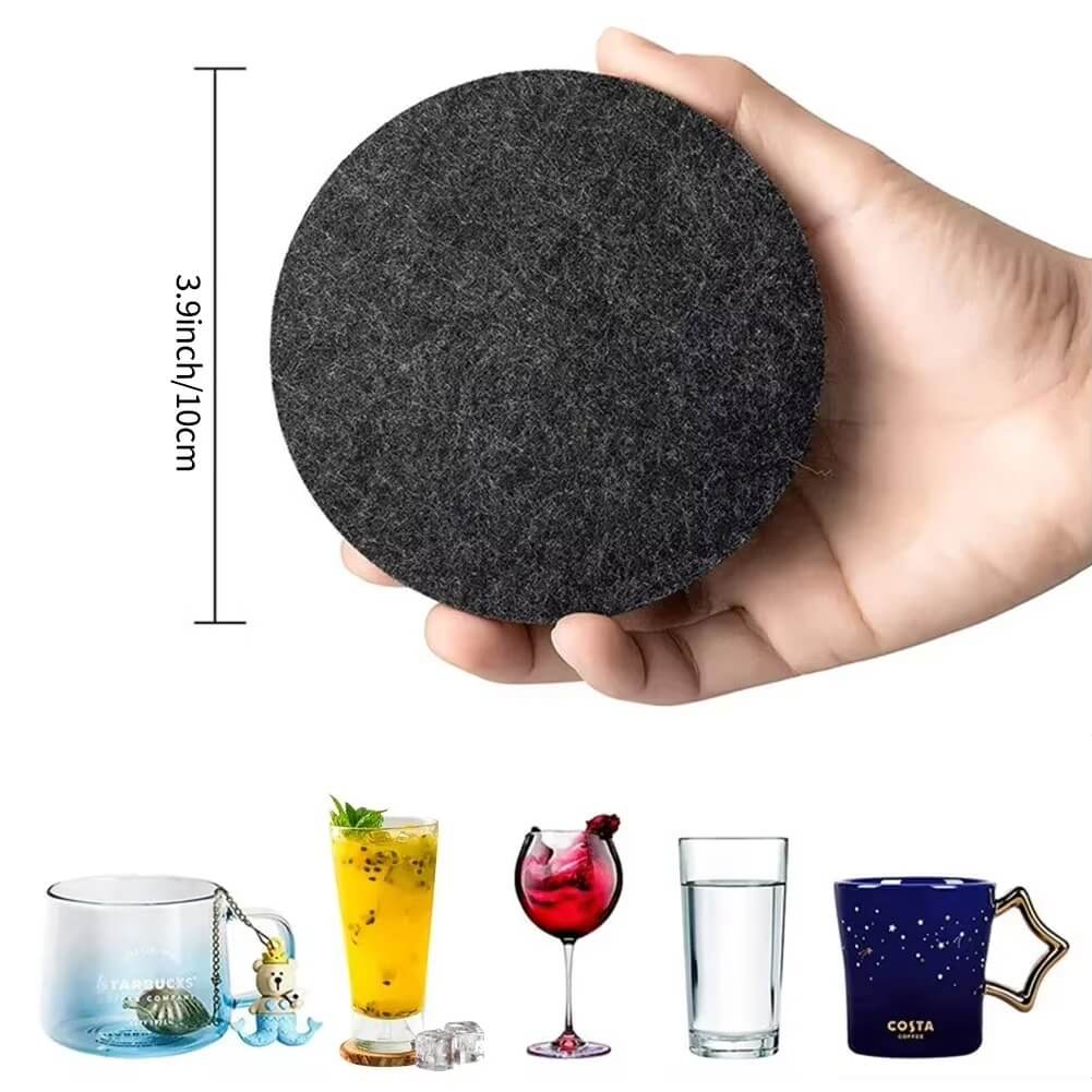 Minimalistic Felt Coasters