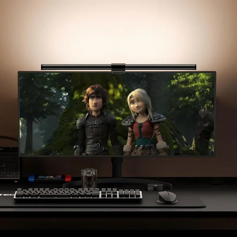 Monitor Light Bar With Rear Light and Wireless Remote Control