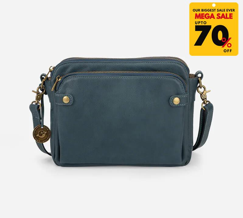 Vintage 3 Layer Leather Bag-DIVERSITY