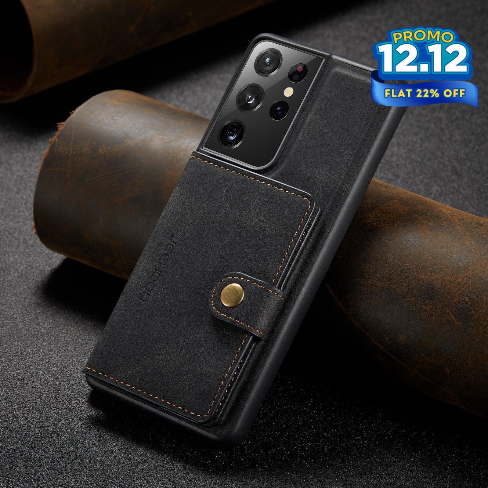 Faux Leather Phone Case With Magnetic Wallet-DIVERSITY