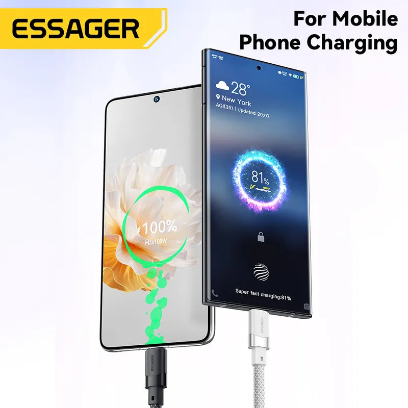 Essager 100W Magnetic Charging Cable (Type C to C)