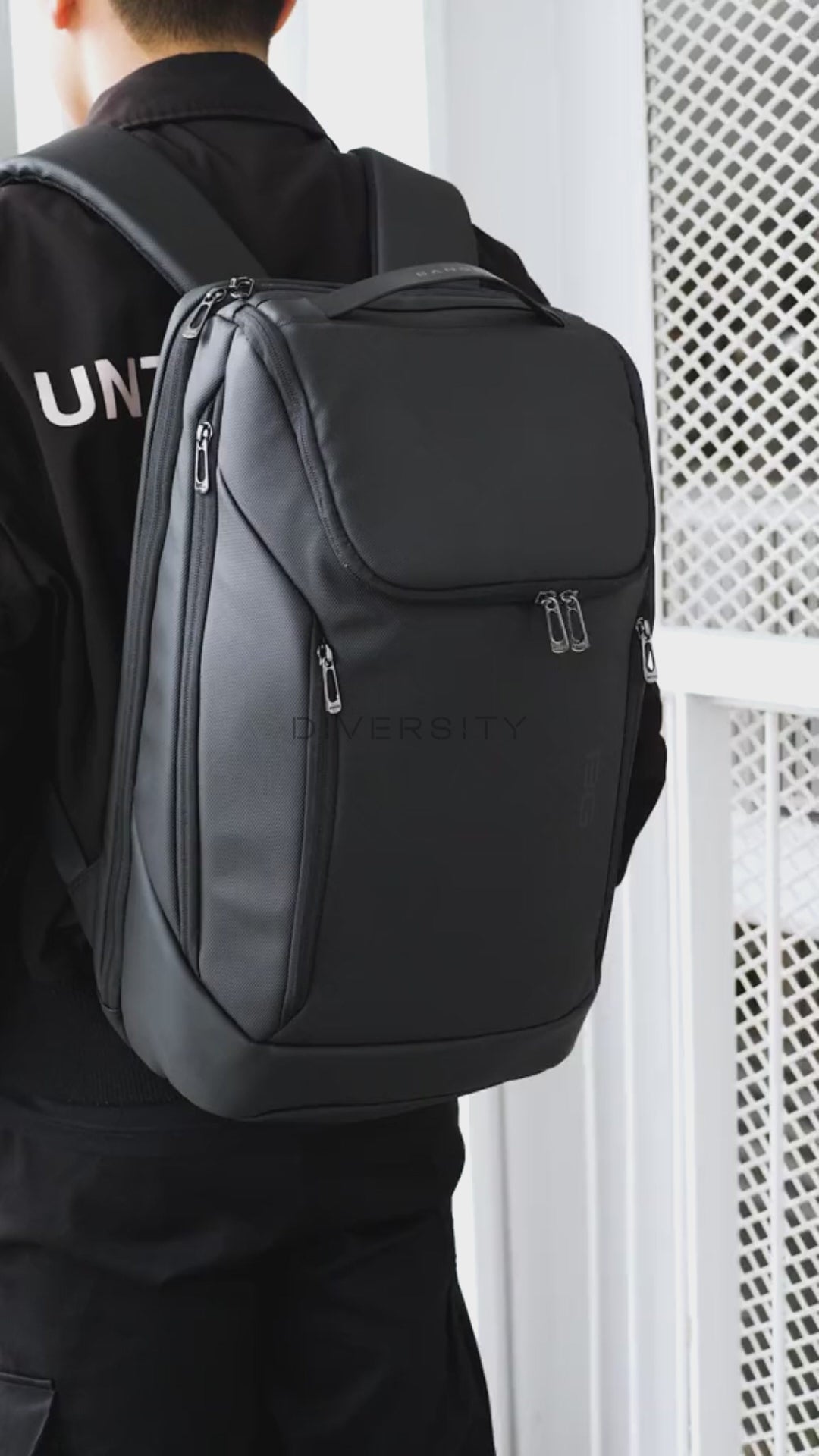 BANGE - Ultimate Travel Laptop Backpack - Black