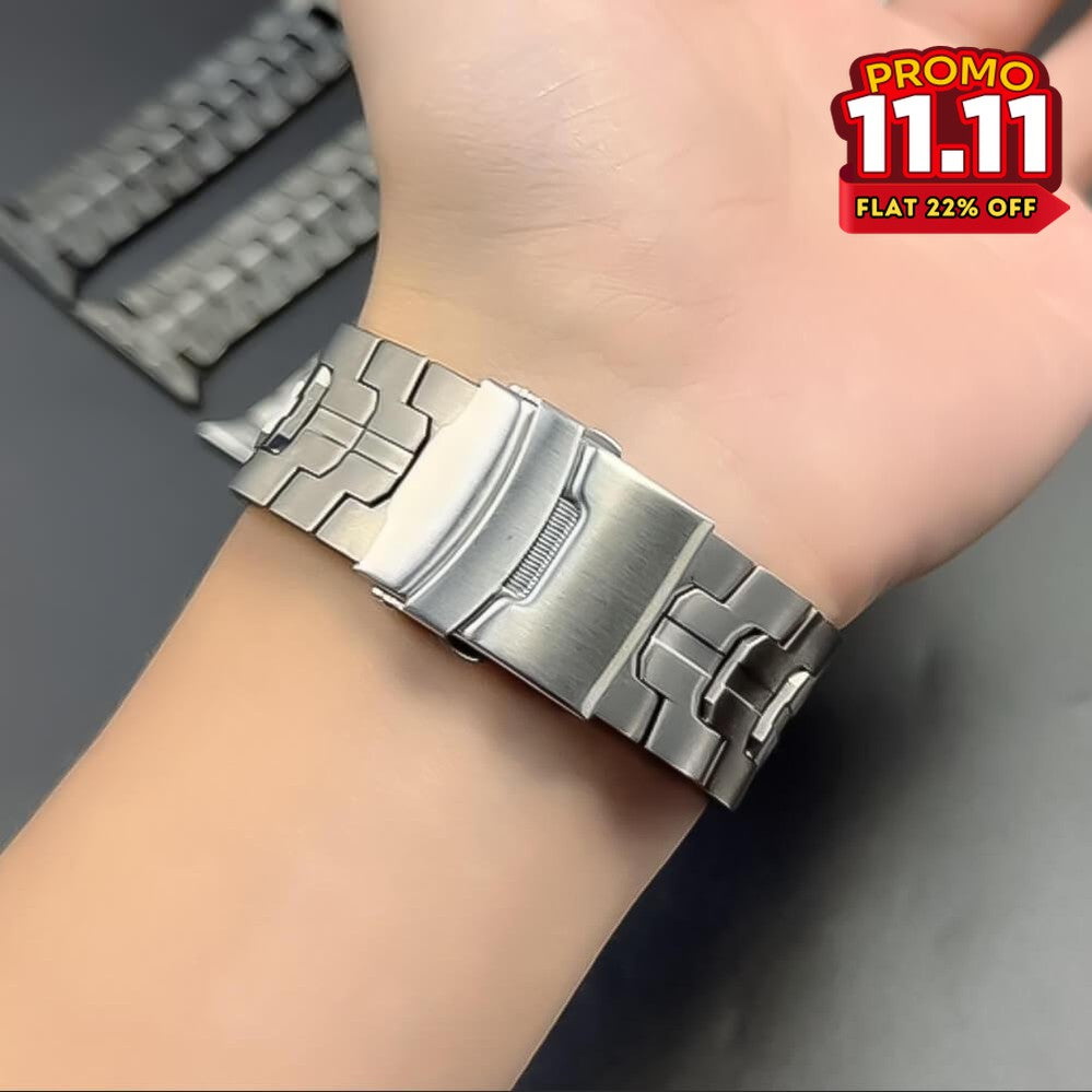 Titanium Chronolink Bracelet For Apple Watch-DIVERSITY