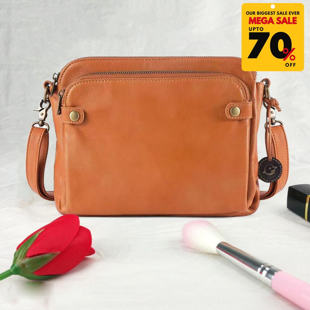 Vintage 3 Layer Leather Bag-DIVERSITY