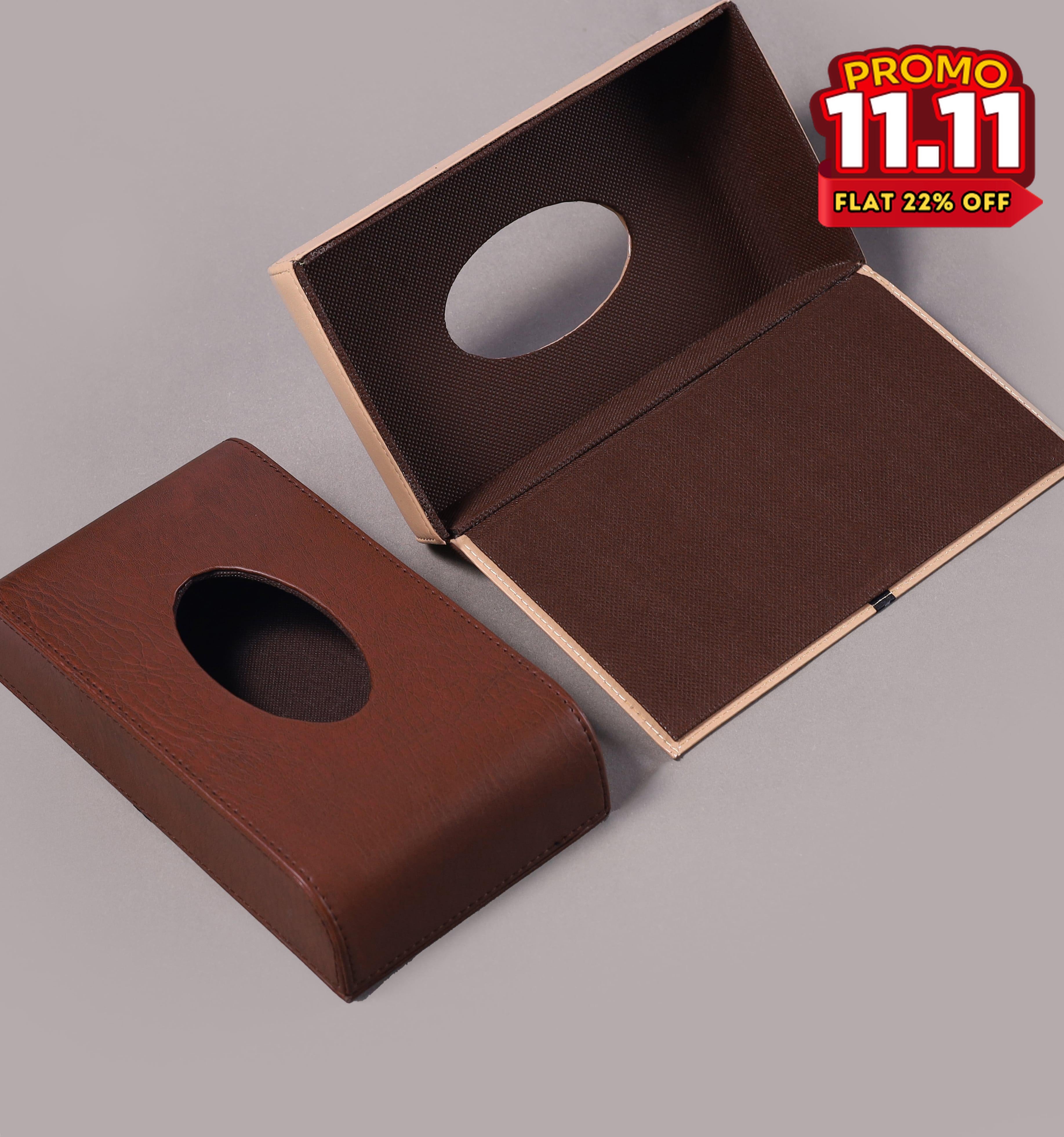 Premium PU Leather Tissue Box-DIVERSITY