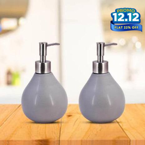 Ceramic Oval Shape Soap Dispenser-DIVERSITY