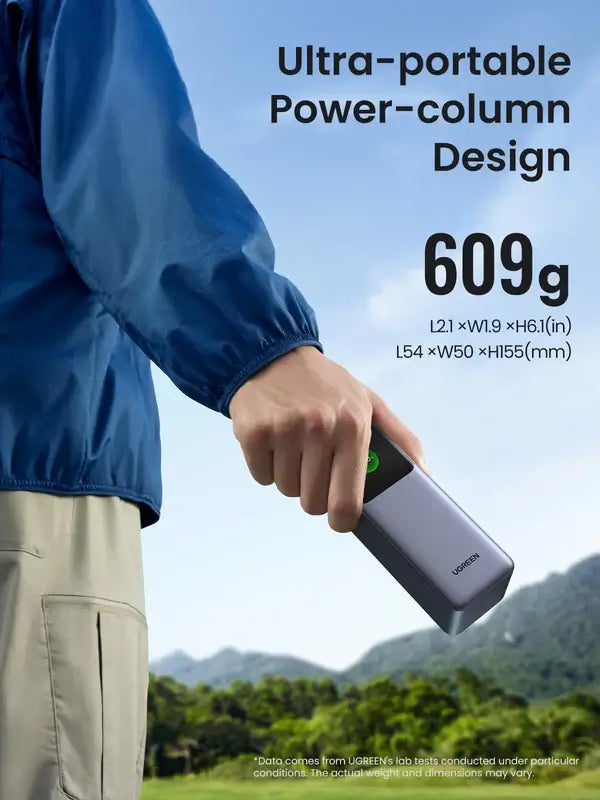 UGREEN Nexode 25000 mAh PD 200W Power Bank with TFT Smart Display