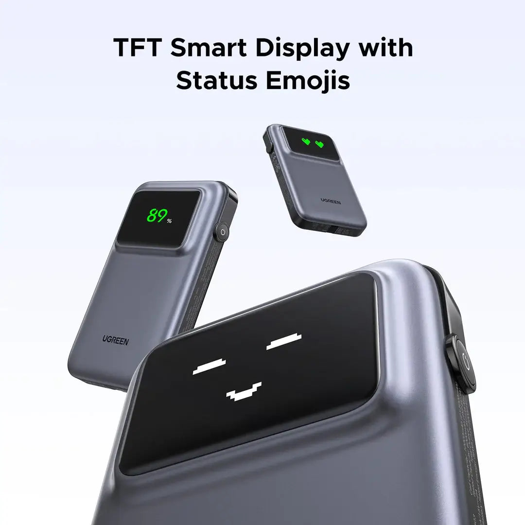 UGREEN Uno 10000 mAh 30W PD Power Bank with TFT Display