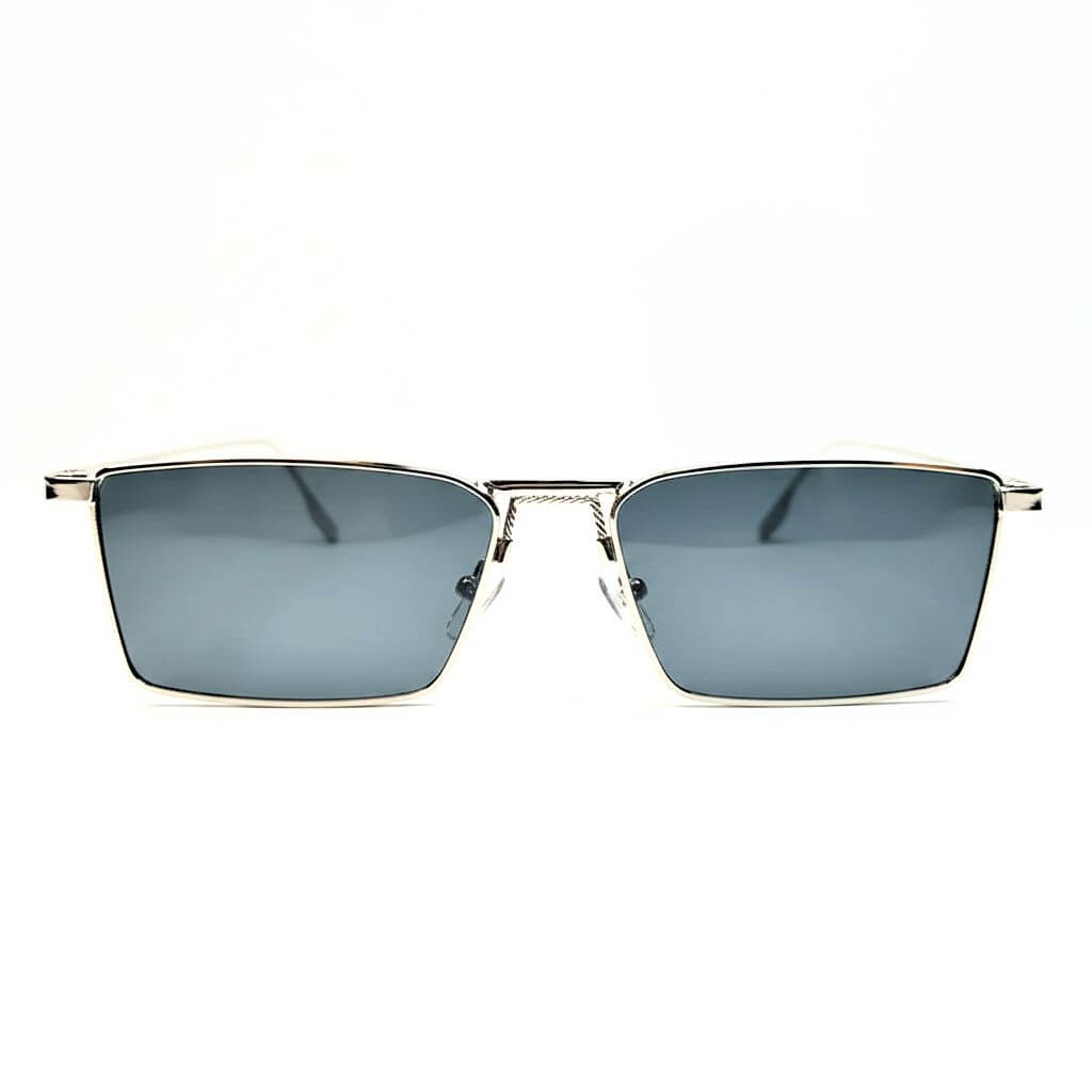 NEXUS Rectangular Sunglasses - Silver Black