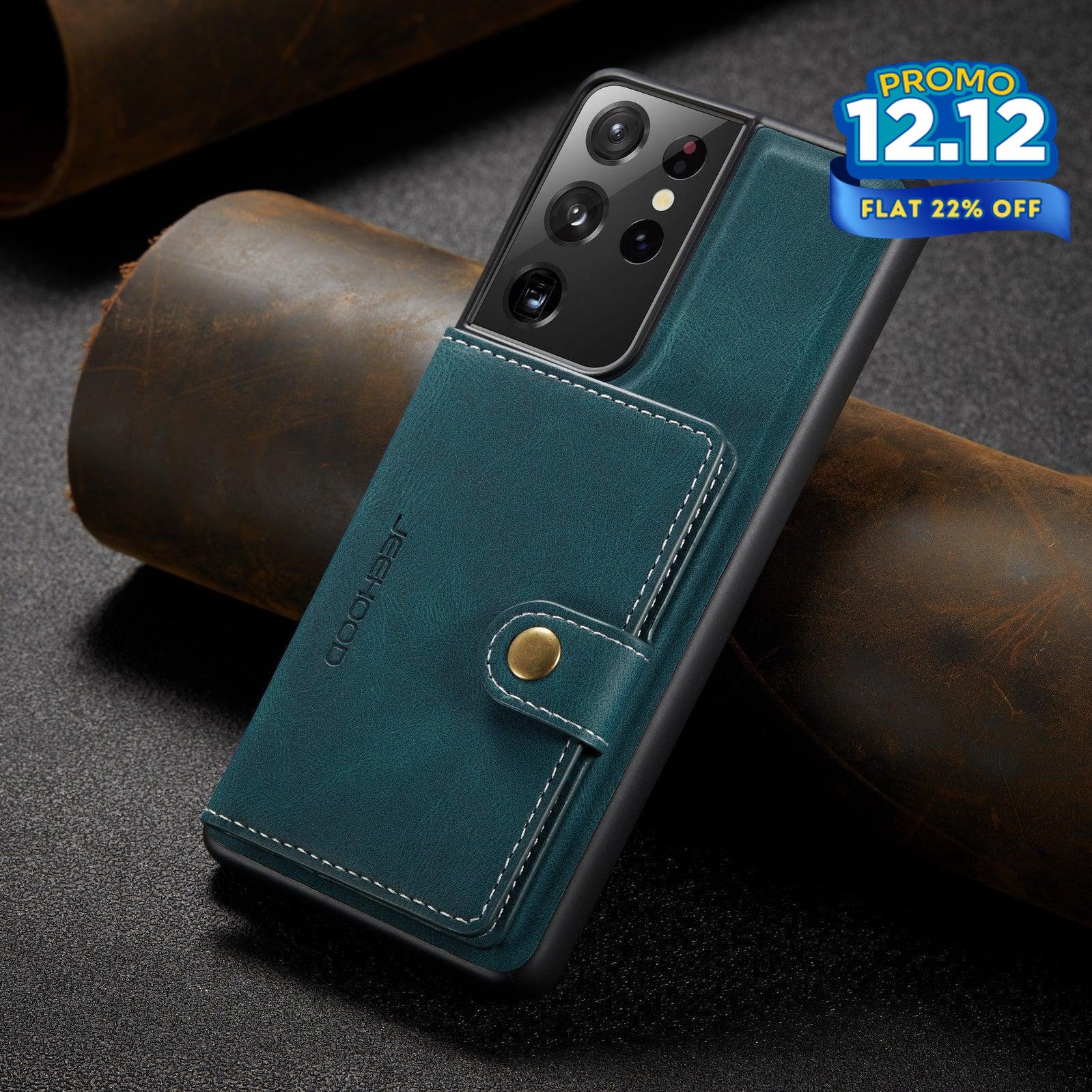 Faux Leather Phone Case With Magnetic Wallet-DIVERSITY