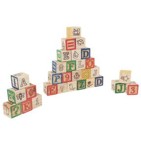 ABC and 123 Wooden Blocks-