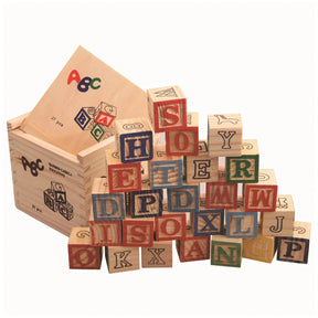ABC and 123 Wooden Blocks-