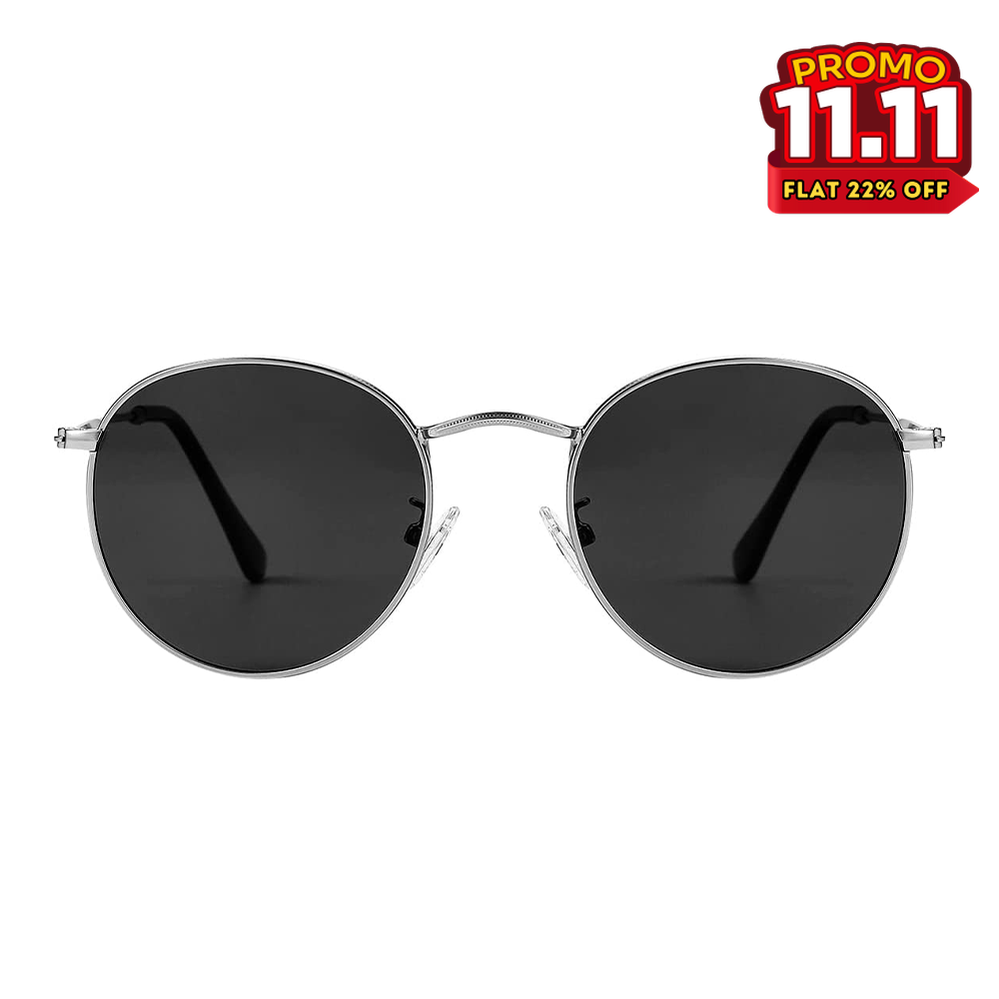 Unisex Round Polarized Sunglasses