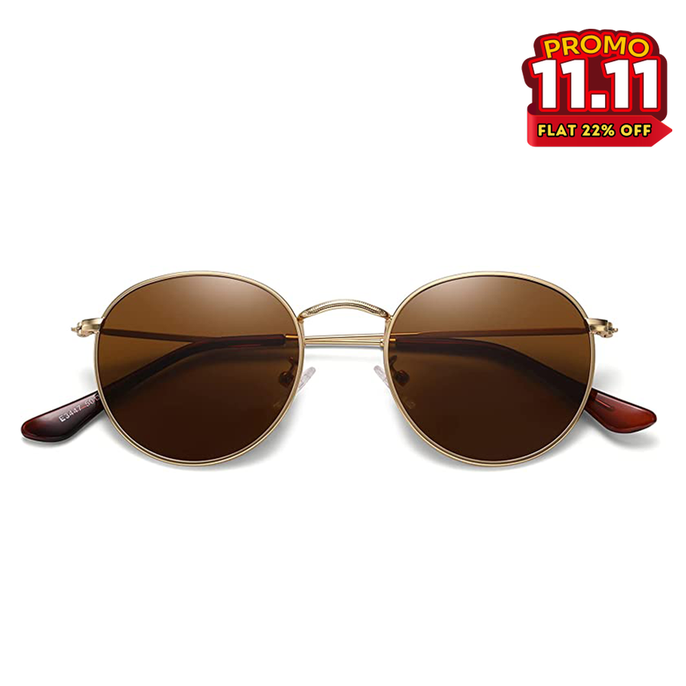 Unisex Round Polarized Sunglasses-DIVERSITY