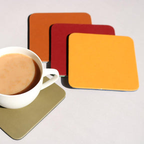 Double Sided Leather Coaster