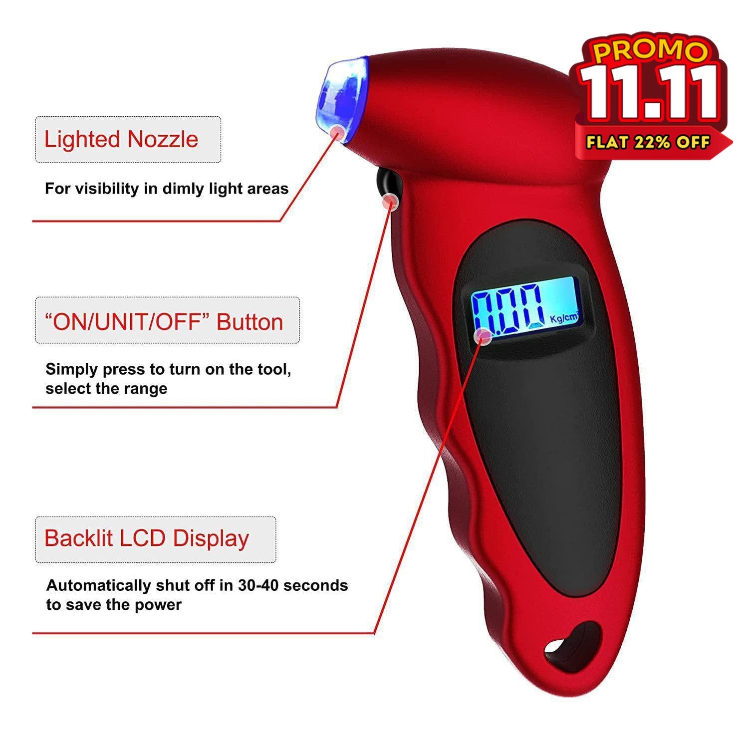 Digital Tire Pressure Gauge-DIVERSITY