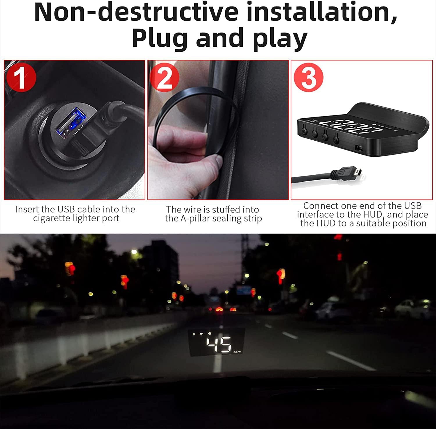 Car HUD Projector Display