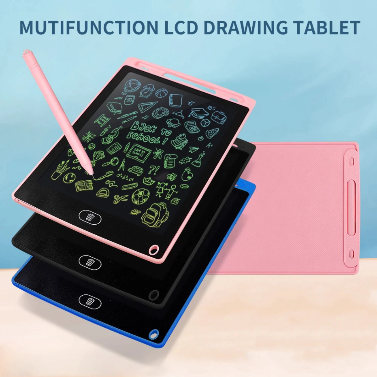 LCD Writing Tablet Pad For Kids Electric Drawing Board Digital Graphic –  Bachat dukan