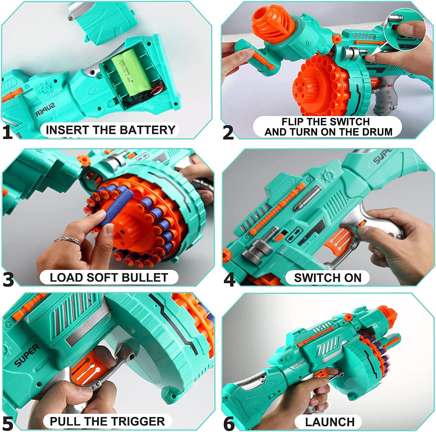 Kids Automatic Electric Toy Gun