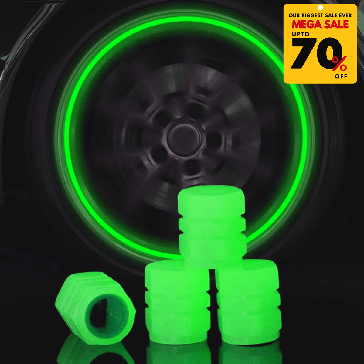 Luminous Tire Valve Cap - DIVERSITY