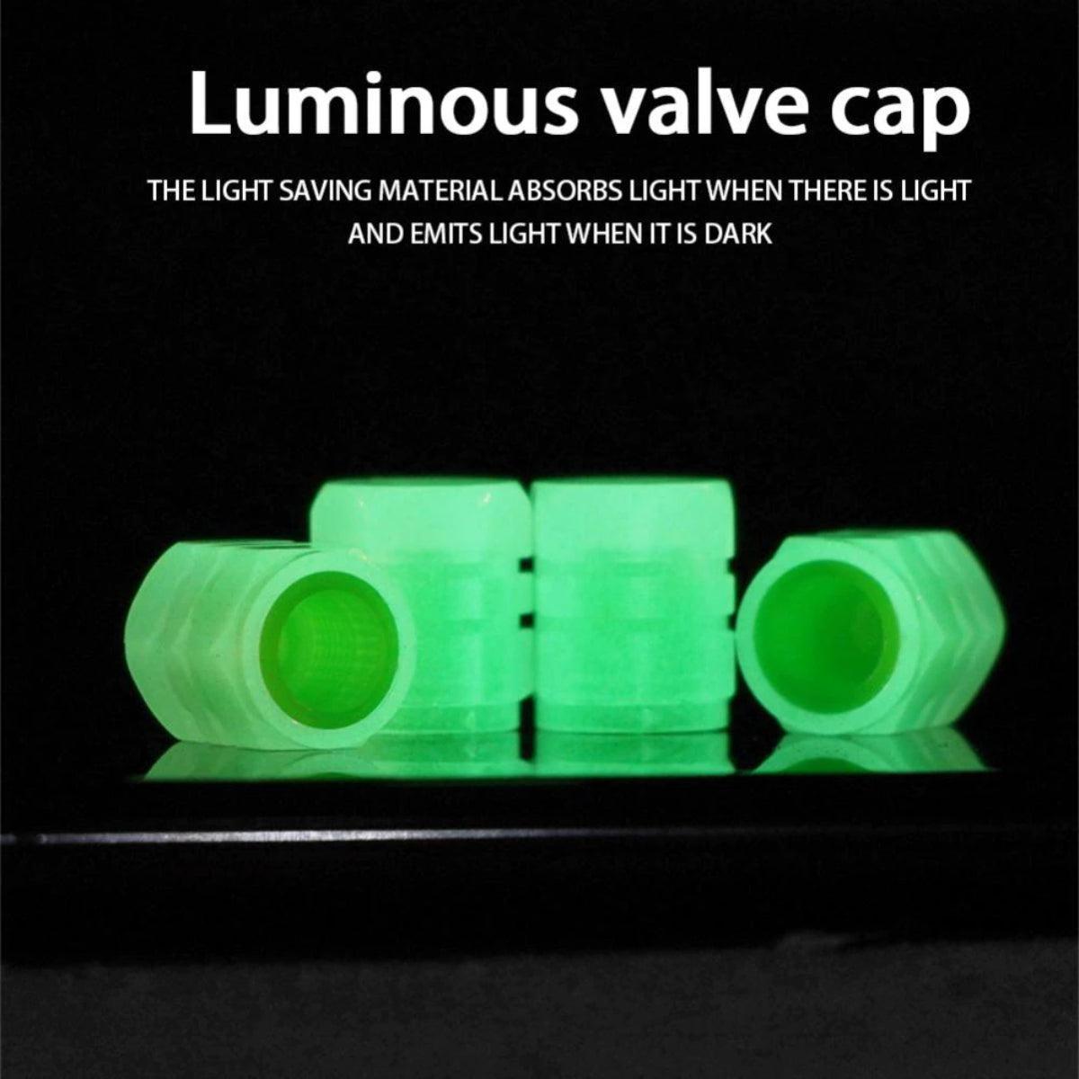 Reflective Rim Sticker & Luminous Valve Cap
