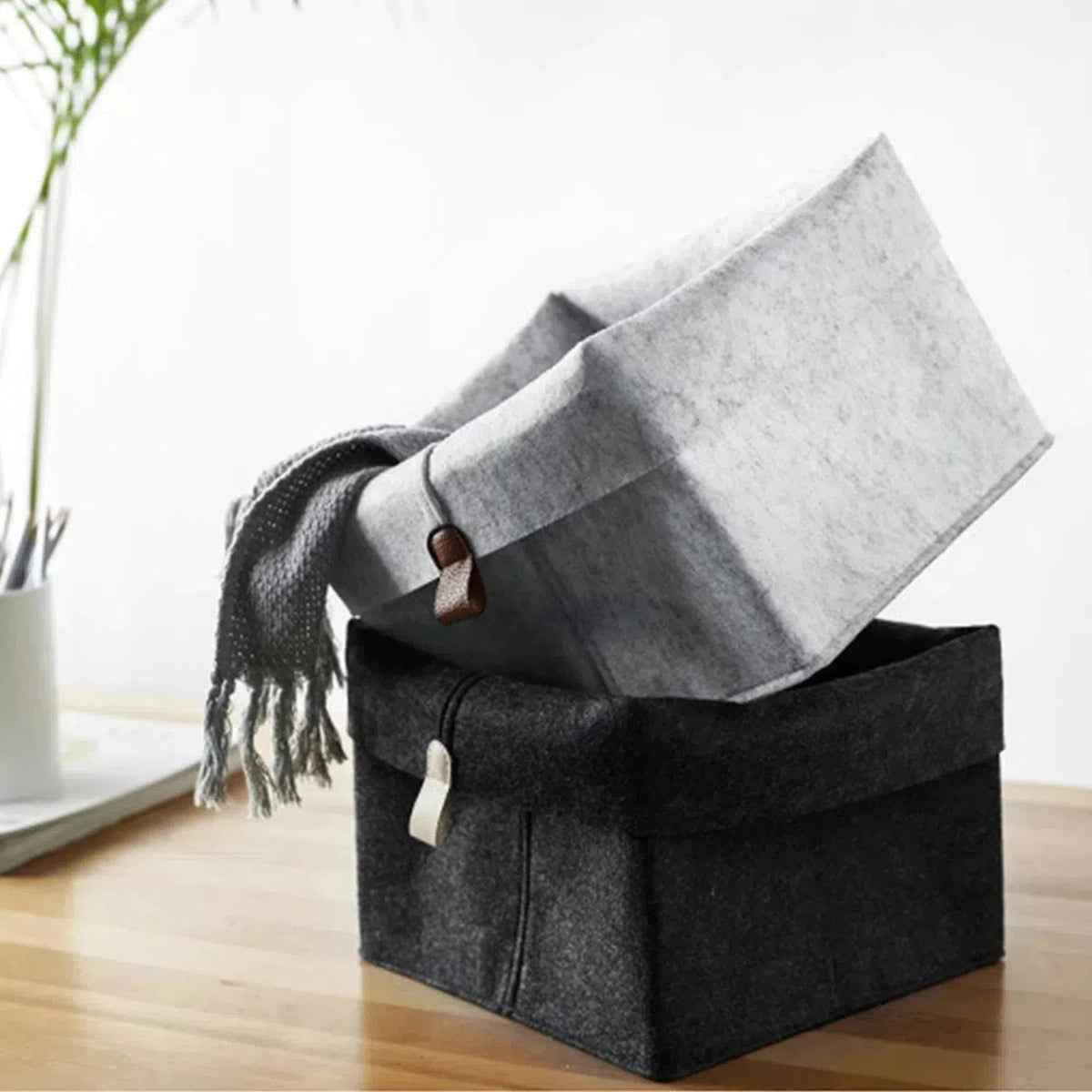 Collapsible Nordic Storage Basket