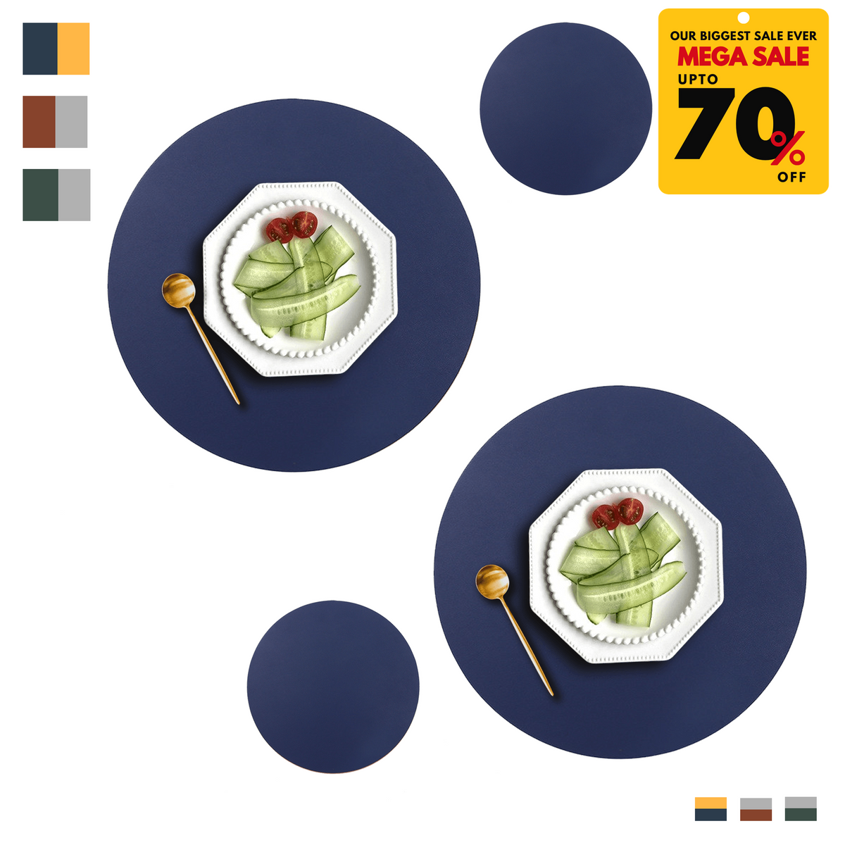 Faux Leather Placemats