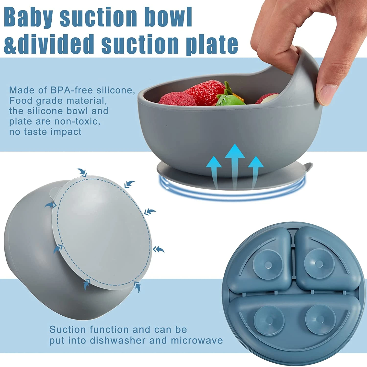 Baby Silicone Feeding Set