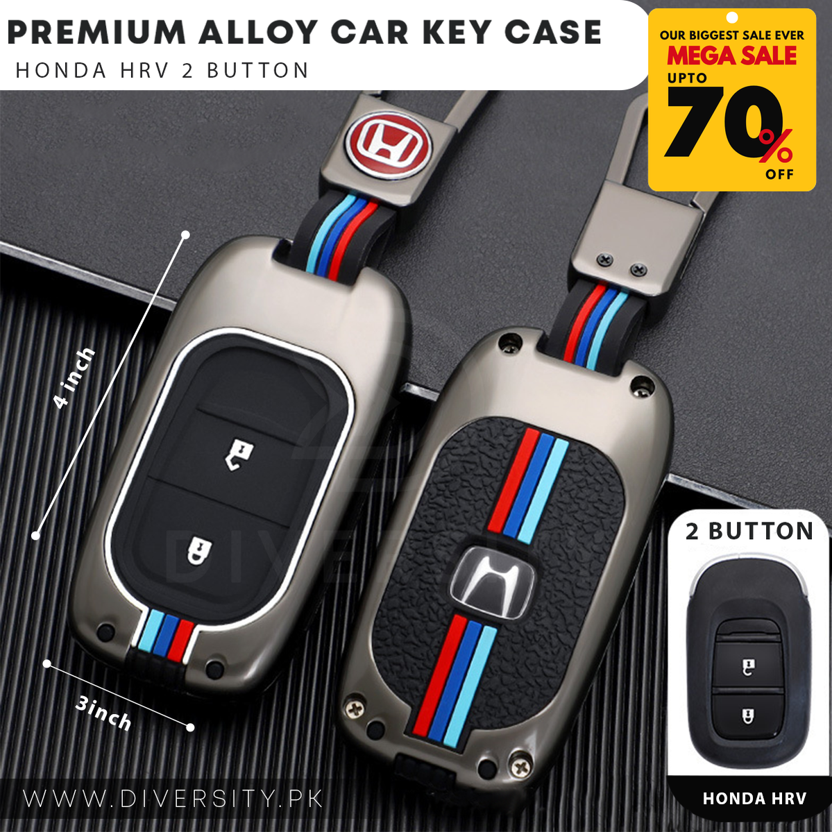 Premium Alloy Car Key Case-DIVERSITY